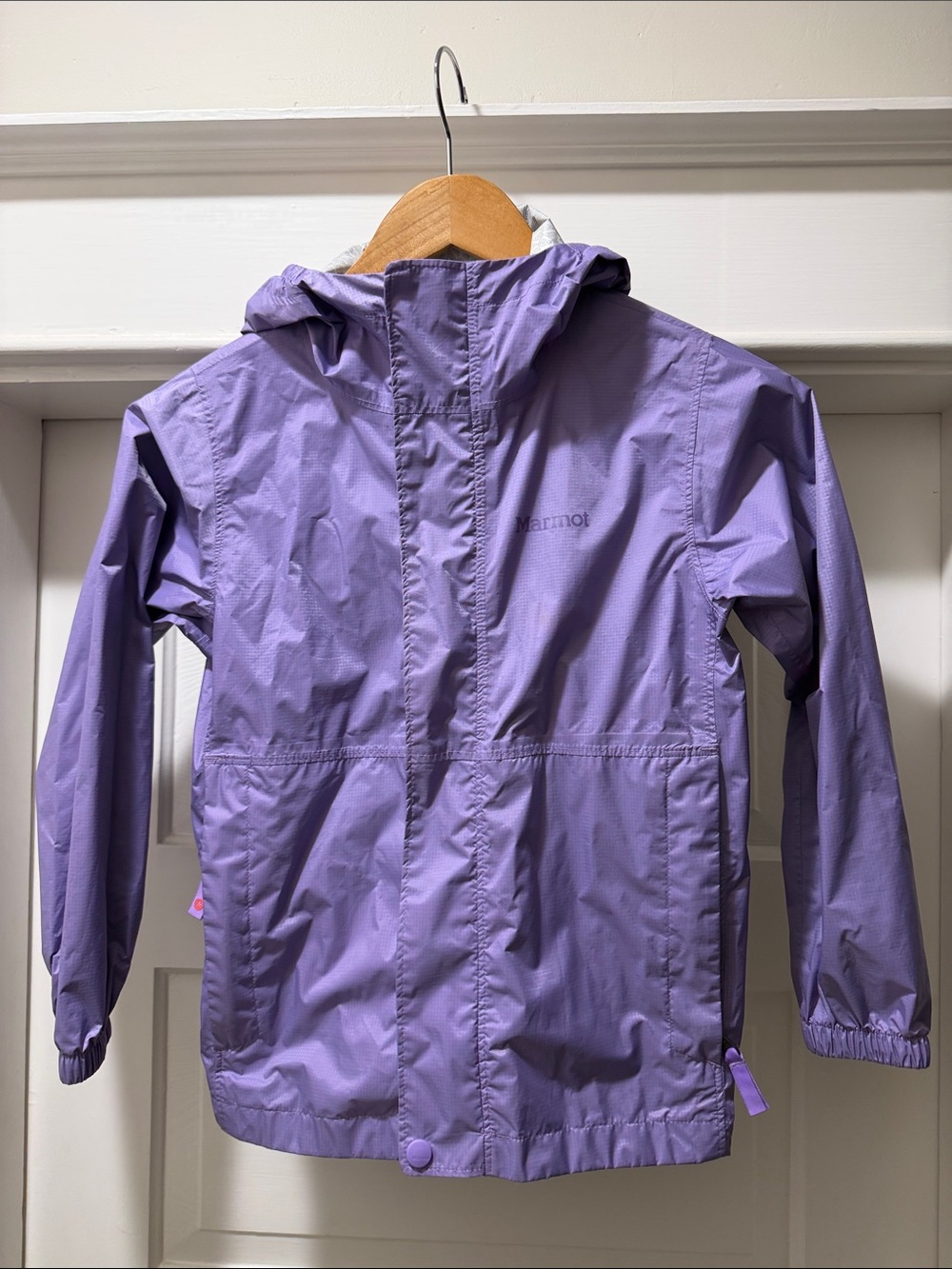 Marmot Kids' Lavender Hooded Raincoat